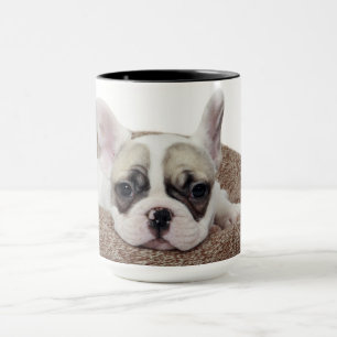 Caneca Filhote de cachorro do buldogue francês que