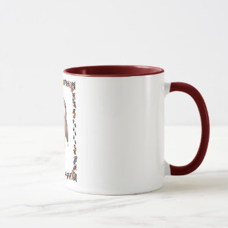 Caneca Filhote de cachorro farpado do Collie