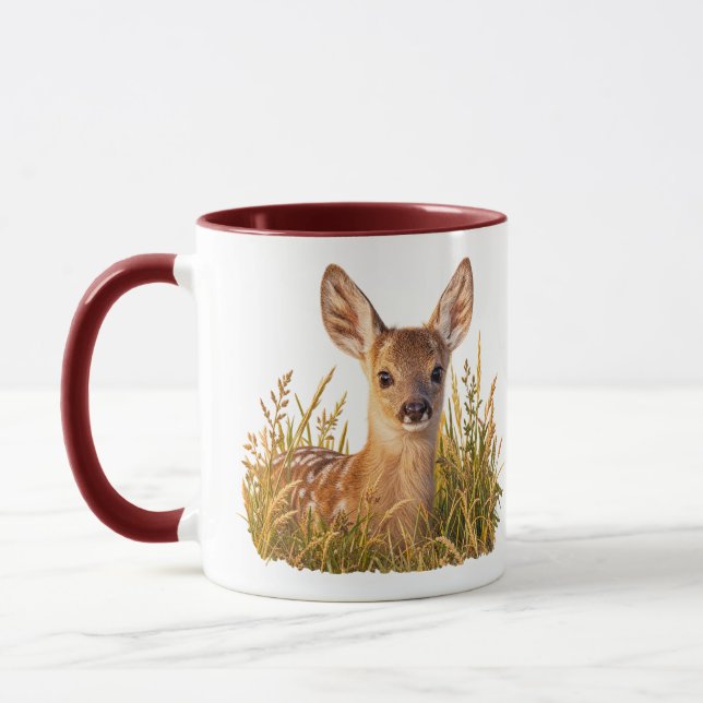 Caneca Filhote de Corça em Gramado de Prado (Esquerda)