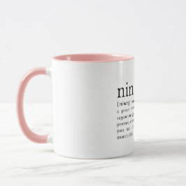 Caneca Filipino Ninang Definition Mug, Godmother Gift
