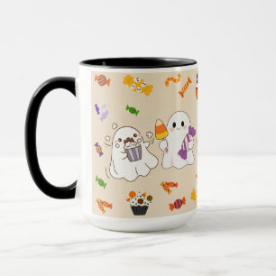 Caneca Filmes Assustadores Cute Halloween