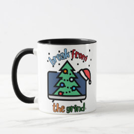 Caneca Filmes de Natal BFTG Café Mug