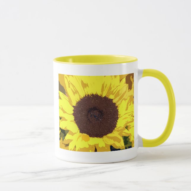Caneca Filosofia de um girassol (Direita)