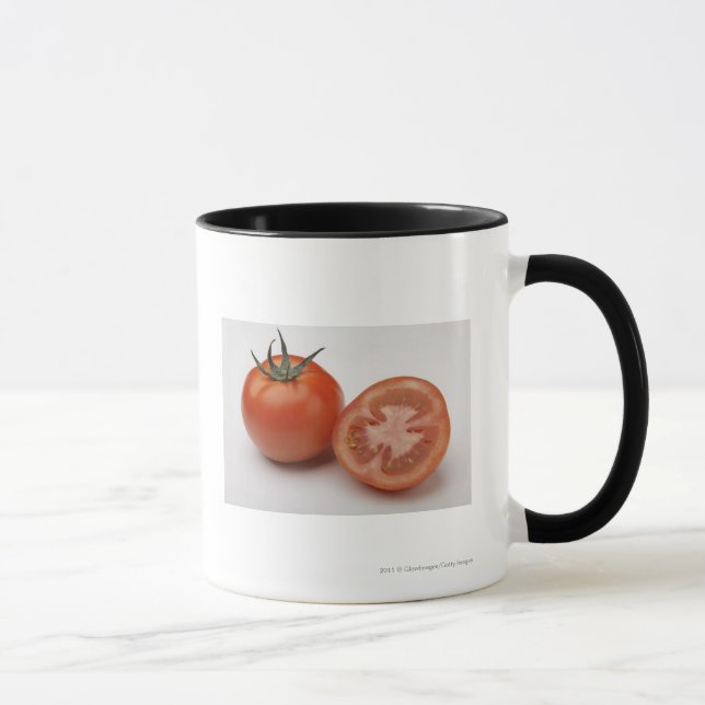 Caneca Fim-acima de dois tomates (Direita)