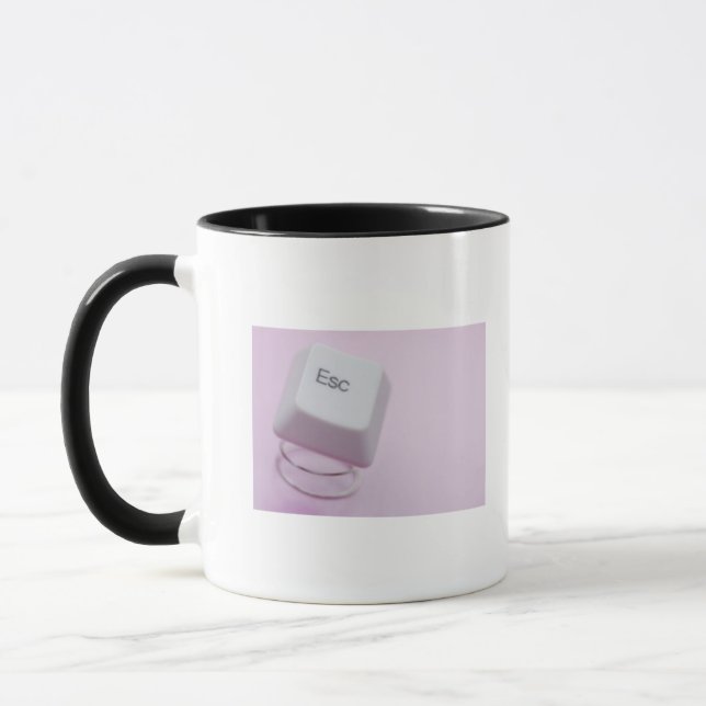 Caneca Fim-acima de uma chave de escape (Esquerda)