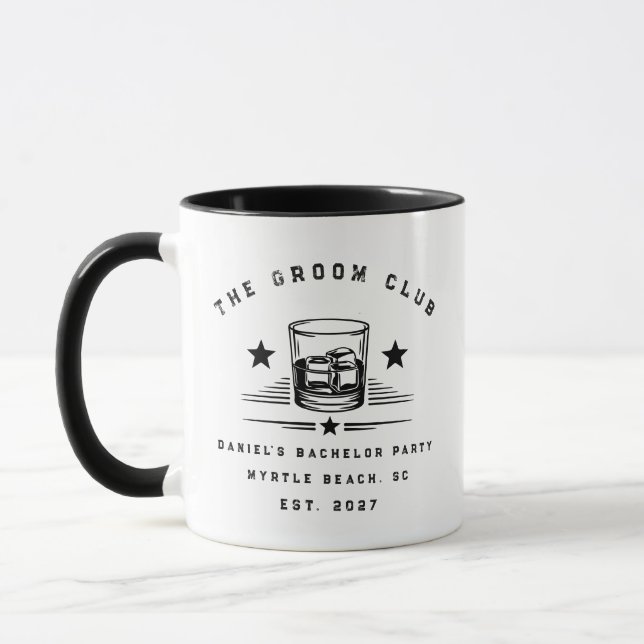 Caneca Fim de Semana Personalizado com Tema de Uísque par (Esquerda)