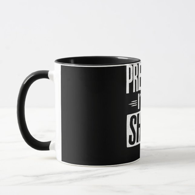 Caneca Fingir-Me De Um Presente De Palavras Engraçadas Po (Esquerda)