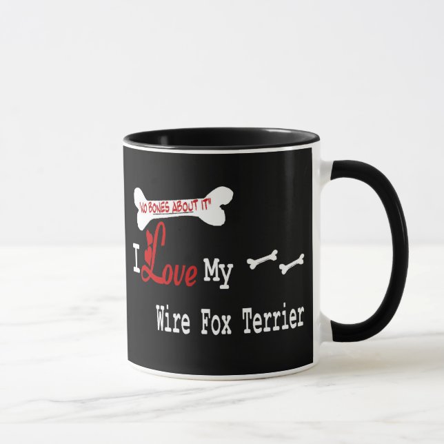 Caneca Fio Fox Terrier (I Love) (Direita)