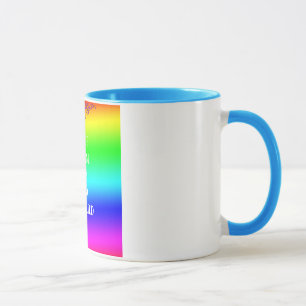 Caneca Fique calmo e fique casado com Black Ringer Mug