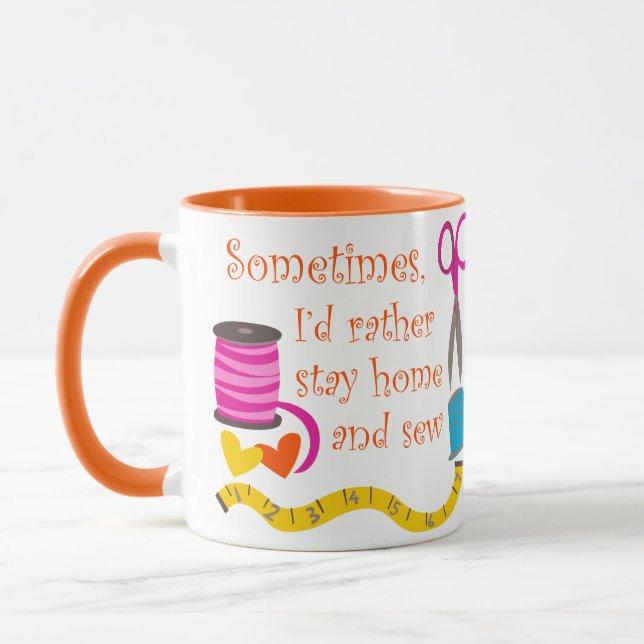 Caneca Fique em casa e ensine (Esquerda)