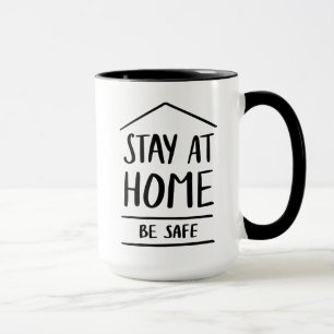 Caneca Fique Em Casa Fique Seguro