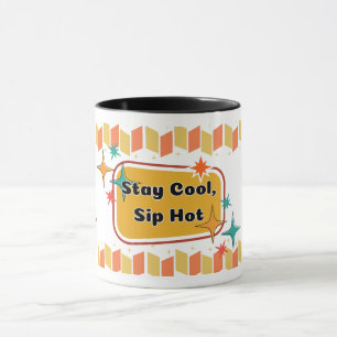 Caneca Fique Legal, Sip Hot - Médio Moderno Café Mug