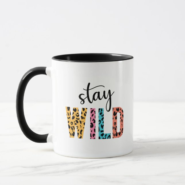 Caneca Fique Selvagem (Esquerda)