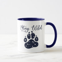 Fique Selvagem Wolf Paw Mug