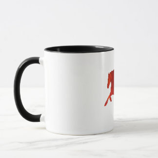 Caneca Fire horse Sticker