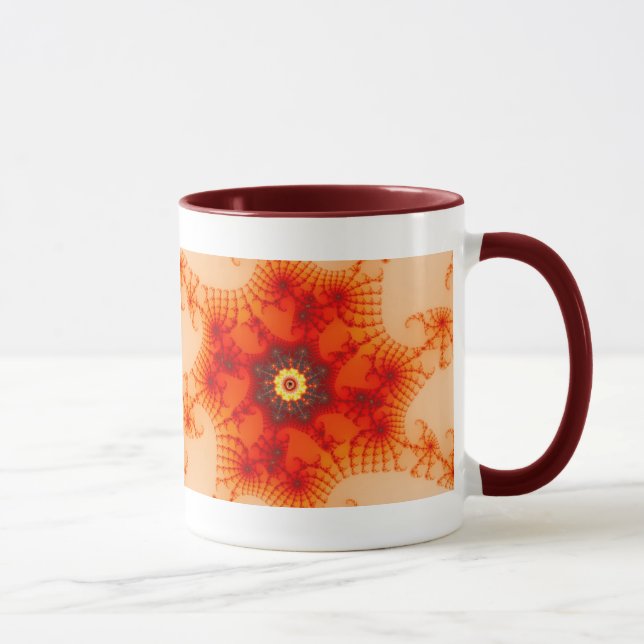 Caneca Fire Web - Arte Fractal (Direita)