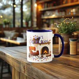 Caneca Fireside Reads – Edição Vibrações de Leitur