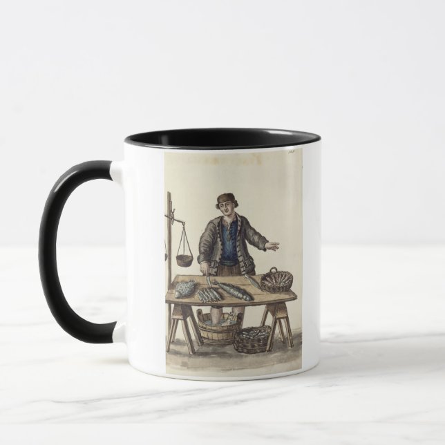 Caneca Fishmonger, Venetian (manuscrito) (Esquerda)