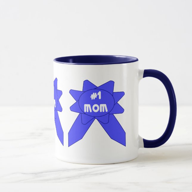 Caneca Fita Azul Mãe x 3 (Direita)