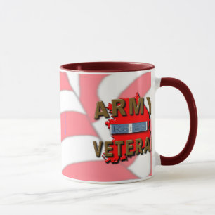 Caneca Fita do serviço do veterano de Guerra da Coreia,