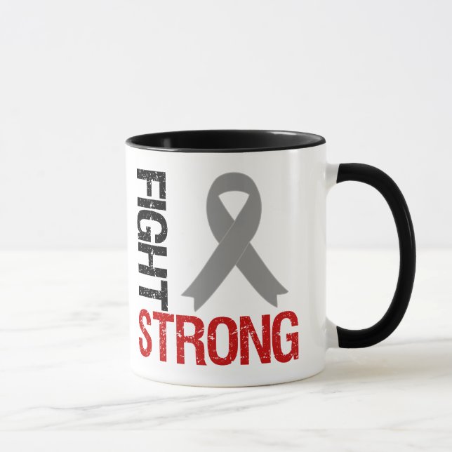 Caneca Fita forte da luta do diabetes (Direita)