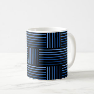 Caneca - Fitas Tecidas Azul