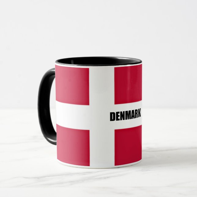 Caneca Flag of Denmark Magic Mug (Frente Esquerda)