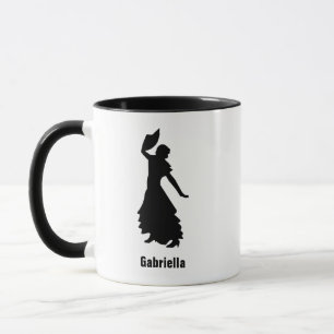 Caneca Flamenco Silhouette