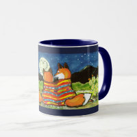 "Flamin' Love" Red Foxes Fox Romanichel Designer M