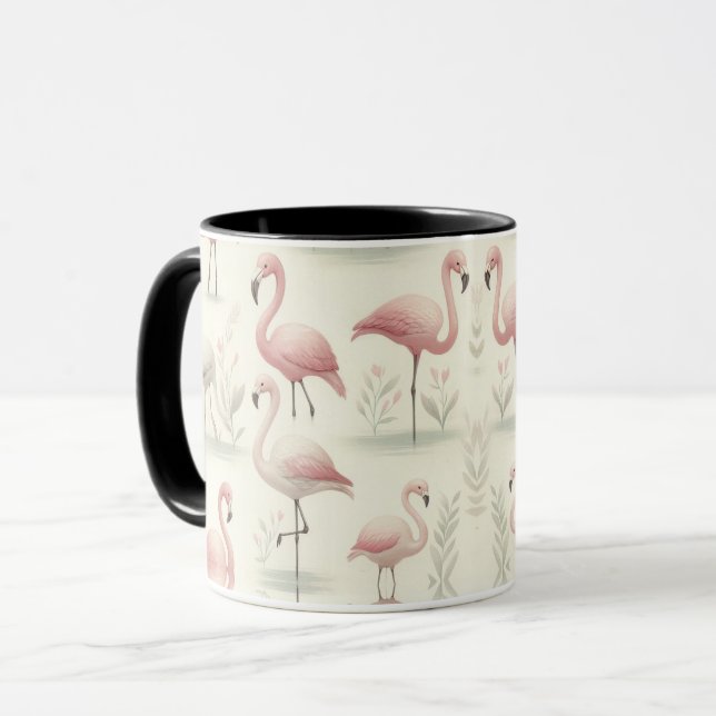 Caneca Flamingo Chique (Frente Esquerda)