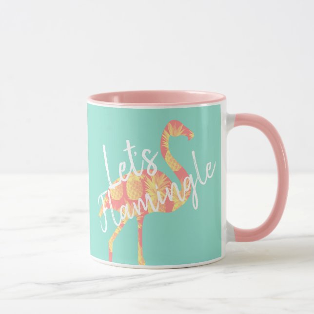 Caneca Flamingo e ananás tropicais de Vamos (Direita)