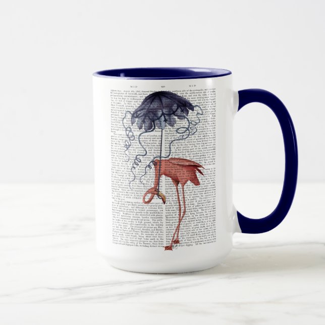Caneca Flamingo e Parasol (Direita)