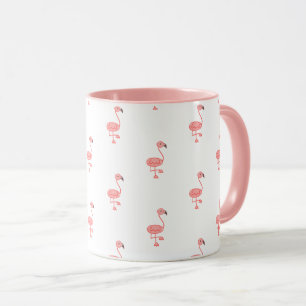 Caneca Flamingo Pattern
