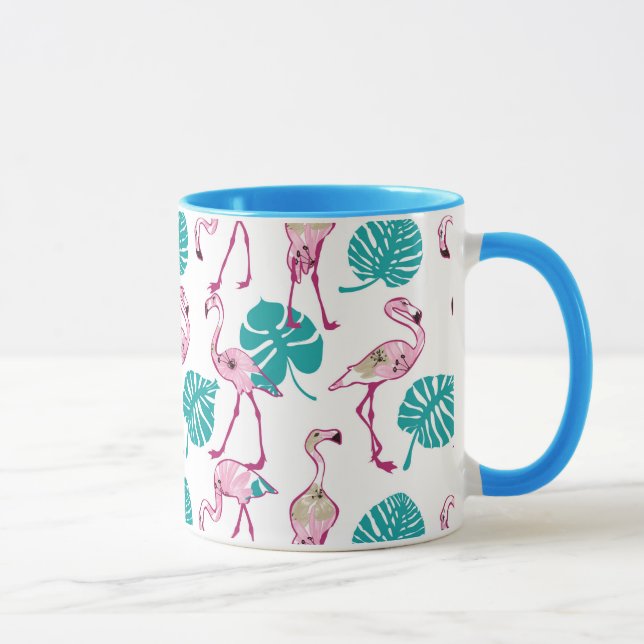 Caneca Flamingos cor-de-rosa (Direita)