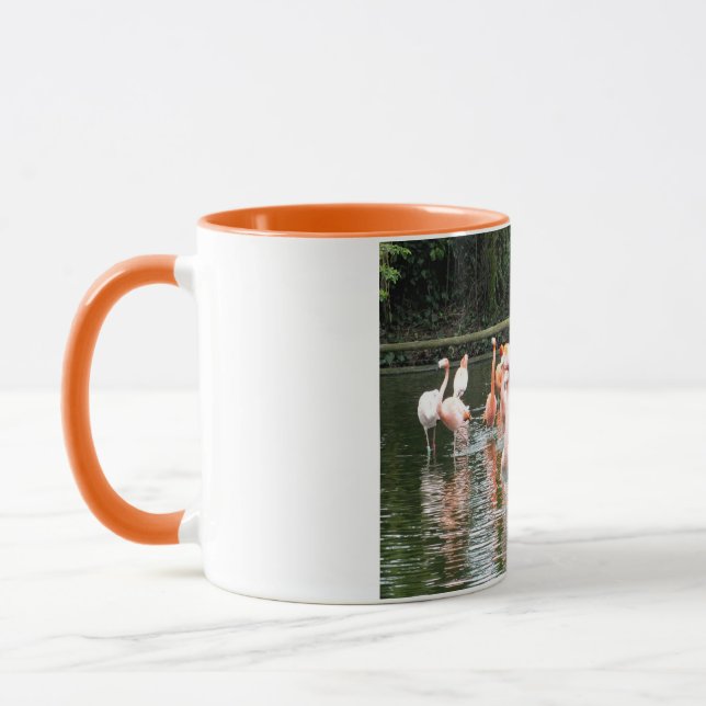 Caneca Flamingos e reflexões (Esquerda)