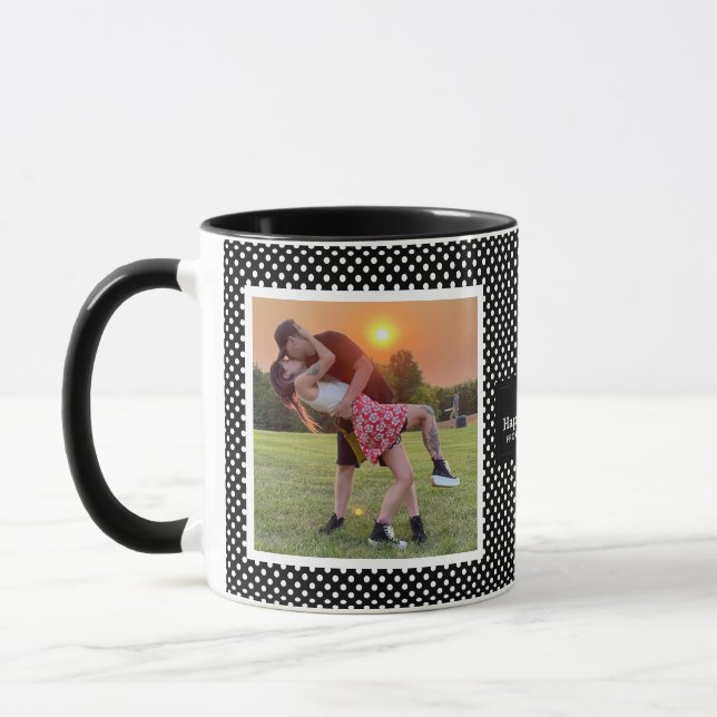 Caneca Fleur De Lis Label With Polka Dots 2 Photo (Esquerda)