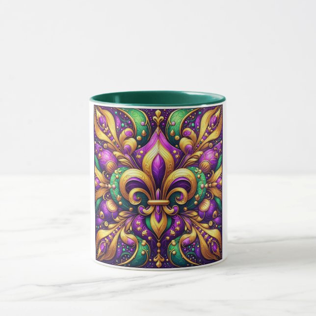 Caneca fleur de lis mardi gras (Centro)