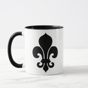 Caneca Fleur De Lis Mug Rosa