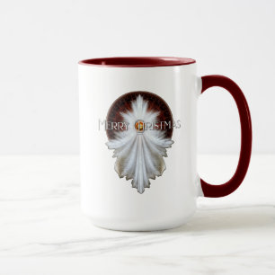 Caneca Floco de Neve Asas de Anjo Feliz Natal TW ISO