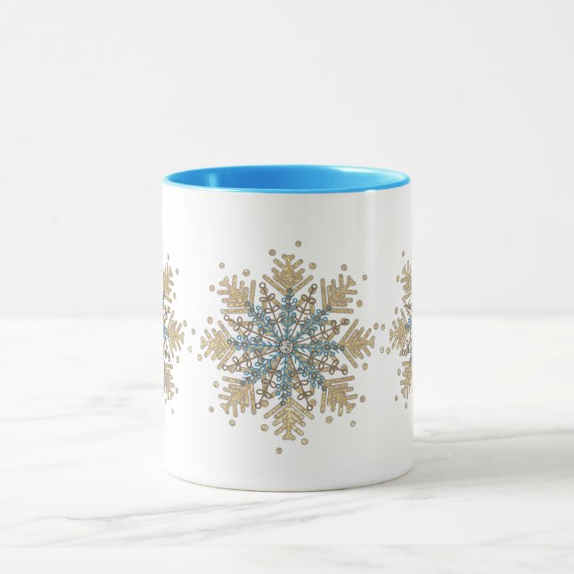 Caneca Floco de Neve da Temporada de Abraços  (Centro)