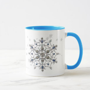 Caneca Floco de neve do solstício de inverno