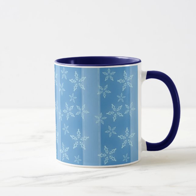 Caneca Flocos de neve de Natal Mug (Direita)