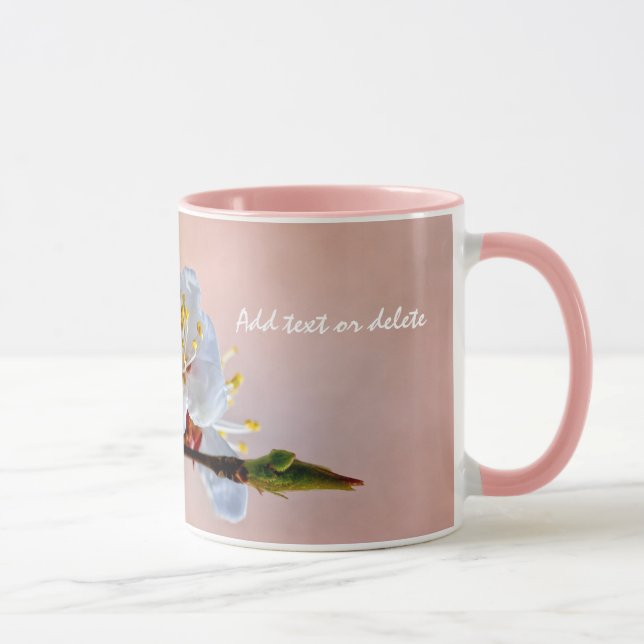 Caneca Flor Apricot Japonês Perfeito (Direita)
