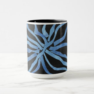 Caneca Flor Azul