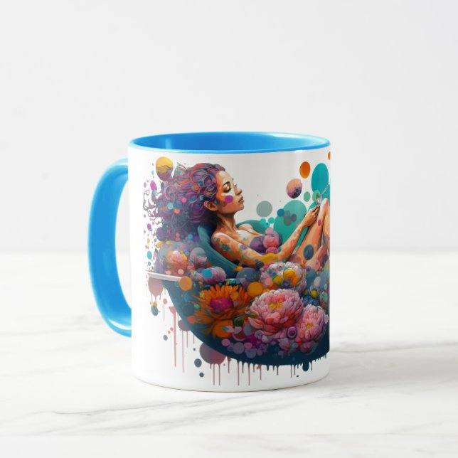 Caneca Flor Bliss (Frente Esquerda)