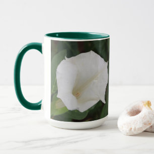 Caneca Flor Branca
