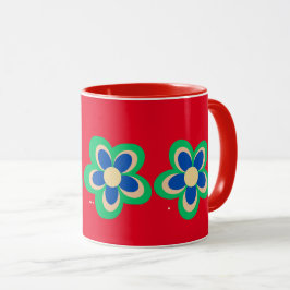 Caneca Flor Colorida