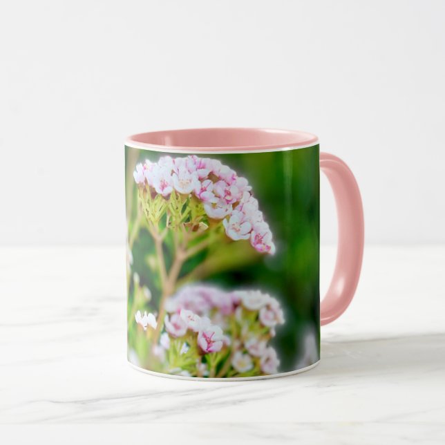Caneca Flor cor-de-rosa (Frente Esquerda)