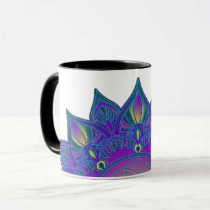 Caneca Flor Da Vida - Índia Mandala 3