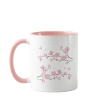 Flor de Cereja - Fundo Branco